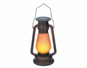 LED solární lampa s efektem plamene 30 cm