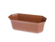Hrnec Uniplastex UKOR, plast, O 24 x 11,3 cm, hnědý
