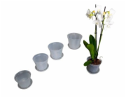 Hrnec Uniplastex UDCO14, plast, O14 cm, transparentní