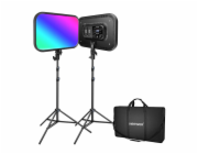 Sada Neewer RGB168 RGB LED, dvě lampy 60W 2500-8500K