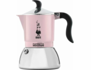 Bialetti 6586 Moka konvička 0,15 l Černá, Růžová, Stříbrná