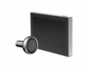 Chytré dveřní kukátko Ezviz HP2 s kamerou,  WiFi, 2K, 4,3" monitor, napájení ze sítě a baterie, černé
