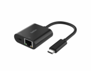 Belkin Connect USB-C Ethernet Adapter 100W PD black INC019btBK