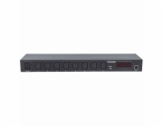 Intellinet rozvodný panel PDU, 8x C13 zásuvka, rack 1U, odpojitelný kabel 16A, monitoring