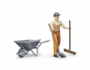 Bruder BWORLD Set komunal s figurkou