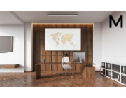 Wooden City 3D puzzle - Mapa světa