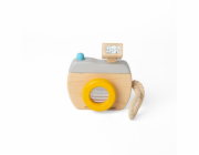 Bigjigs Toys Dřevěný fotoaparát s bleskem