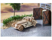 Ugears 3D dřevěné mechanické puzzle Sportovní auto Rapid Mouse