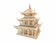 Woodcraft Dřevěné 3D puzzle Yueyang Tower