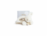 Doudou Dárková sada - Plyšový králíček béžový 16 cm