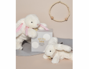 Doudou Dárková sada - Plyšový králíček pink 30 cm