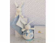 Doudou Dárková sada - Plyšový králíček námořník hrající melodii 14 cm