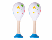 Bigjigs Toys Rumba koule hvězdičky Junior 2 ks modrá
