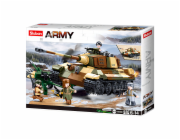 Sluban Bitva o Budapešť M38-B0980 Německý těžký tank Tiger II 2 v 1