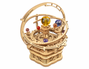 RoboTime 3D dřevěná skládačka hrací skříňky Historický orloj