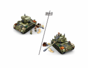 Sluban Army N38-B0860 Střední tank 2v1 a protiletecké dělo