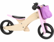small foot Dřevěné odrážedlo Trike 2v1 růžové