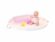Petitcollin Koupací panenka 28 cm s koupací výbavičkou Petit Câlin