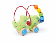 Bigjigs Baby Motorický labyrint krokodýl