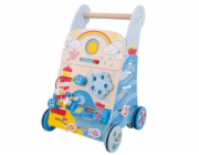 Bigjigs Baby Dřevěné aktivní chodítko moře