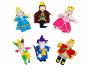 Bigjigs Toys Prstoví maňásci pohádkové postavičky z království