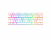 Mechanická klávesnice Royal Kludge RK61 RGB, hnědý spínač (bílý)