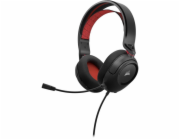 Drátový herní headset Corsair HS35 v2, černo/červený