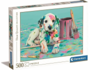 Clementoni - Puzzle 500 Legrační dalmatin