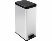 Odpadkový koš Curver Slim Bin 40 l stříbrný