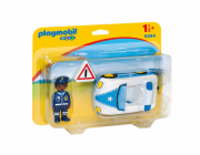 Policejní auto Playmobil, 1.2.3, 3 ks