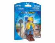 Stavební dělník Playmobil, Stavba, 10 dílků