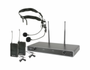 Chord NU2-N, 2-kanálový bezdrátový mikrofonní set 608.050 MHz / 606.175 MHz