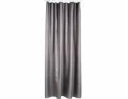 Sprchový závěs Atmosphera Textil 180 x 200 cm, satén, stříbrná barva