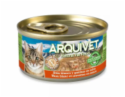 ARQUIVET Tuňák s Krevetami - mokré krmivo pro kočky - plechovka - 80 g