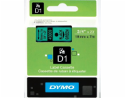 Dymo páska D1 zelená 45809 (S0720890) černý tisk