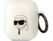 Karl Lagerfeld Karl Lagerfeld KLA2HNIKTCT AirPods 1/2 kryt průhledný Karl`s Head