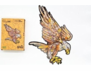 PuzzleOK Dřevěné eko puzzle 125 Karpatský orel A3