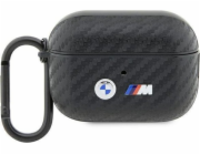 BMW BMAP2WMPUCA2 kryt AirPods Pro 2 gen černo/černý Carbon Double Metal Logo