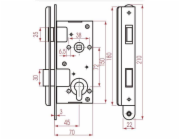 KOMPRESNÍ ZÁMEK KURZEMES 406C-35802/2