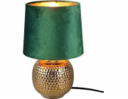 RL Light stolní lampa Noční stojací lampa SOPHIA R50821015 RL Light stolní lampa stínidlo na stůl keramické zelené zlato