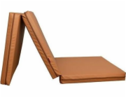 BenchK 3dílná gymnastická matrace T25 180 cm x 60 cm x 8 cm hnědá