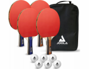 Joola JOOLA FAMILY STOLNÍ TENIS SET 4 SOUTĚŽNÍ RAKETY 6 POKROČILÝCH MÍČKŮ