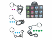 Klíčenka hlavolam - více druhů