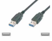 Kabel USB 3.0 Super-speed 5Gbps A-A propojovací 9pin 3m