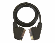 Kabel NENÍ SPECIFIKACE SCART M, SCART M, 1,5m, černý SL2001