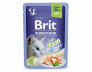 BRIT Premium by nature Trout fillets - mokré krmivo pro kočky - 85g