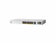 Cisco Catalyst 1300-24MGP-4X - Přepínač - L3 - řízený - 16 x 10/100/1000 (PoE+) + 8 x 2.5G (PoE+) + 4 x 10 Gigabit SFP+ - Lze montovat do rozvaděče - PoE+ (195 W)