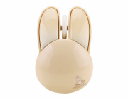 MOFII Wireless Mouse + Bluetooth Rabbit M6DM Oil Painting (Champagne Red)