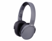 Sluchátka Trevi, DJ 12E45 BT/BK, bezdrátová, Bluetooth, MP3, mikrofon, dobíjecí lithiová baterie