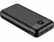Powerbanka 4kom.pl Powerbanka Externí baterie VEGER L30 - 30 000mAh LCD Quick Charge PD 20W černá (W3008PD)